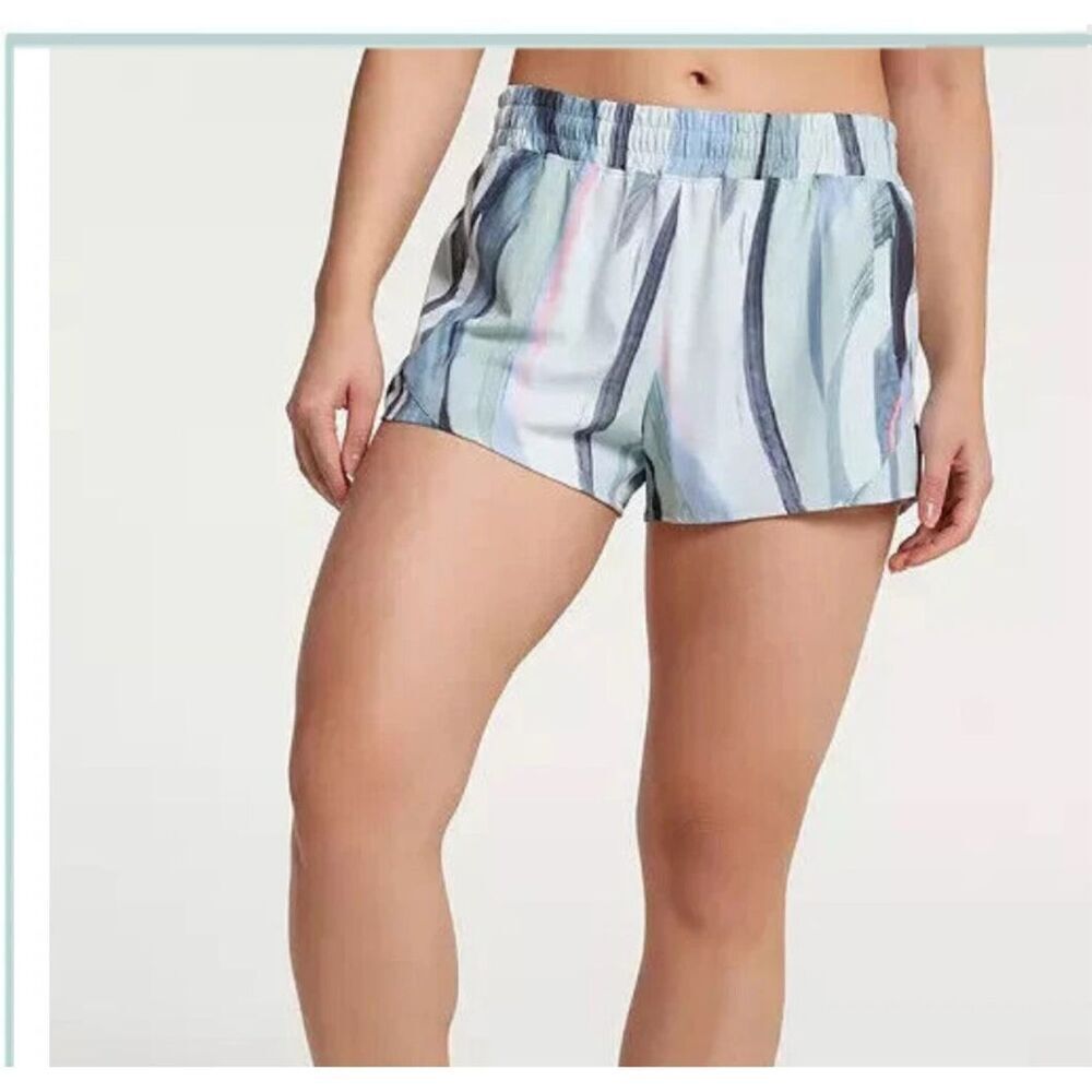CALIA Women's Mid Rise Infinity Run Short 3” inseam Succulent Green size S NWT